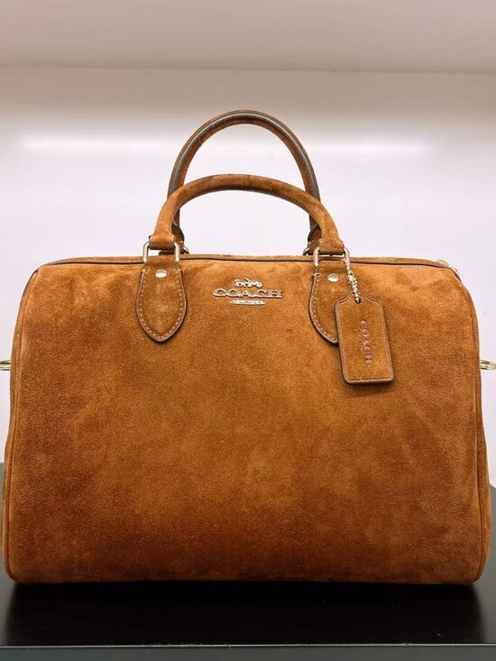 Coach Handbags - NWT Coach Rowan Large Satchel Bag CET42 suede